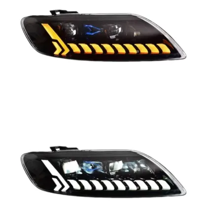 Q7 Daytime Running Lights LED Headlights Modification