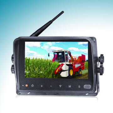 7 Inch Wireless TFT LCD Color Digital Rear View Monitor With Touch Buttons (WM-121D)