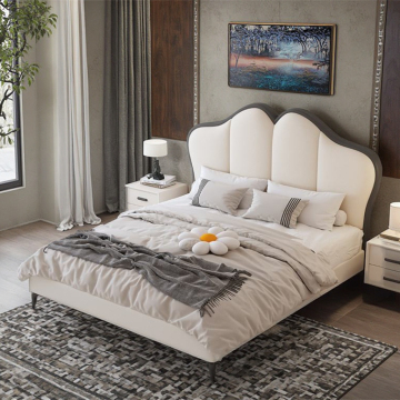French Luxury 1.8m Queen Storage Bed