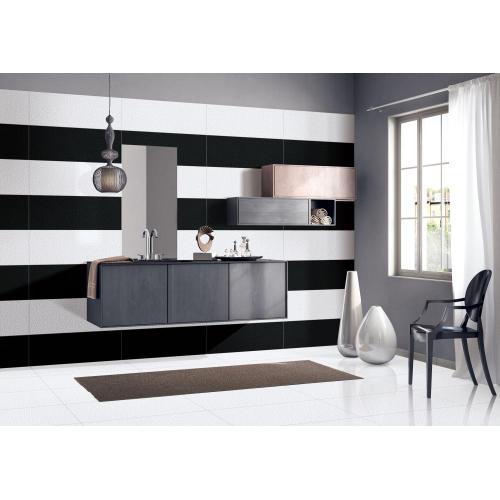 Rivestimenti in ceramica stile moderno bianco nero 3D