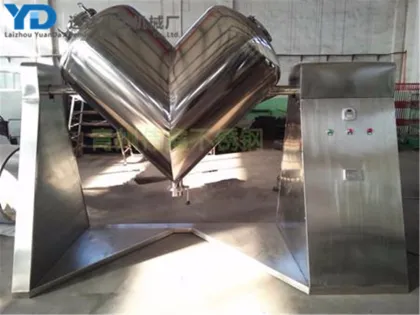 Used Feed Powder V-Blender Mixer for Sale