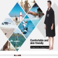 Surf Windproof Beach changing Robe adult poncho towel