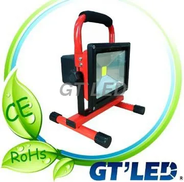 Emergency light -- flashing rechargeable floodlight