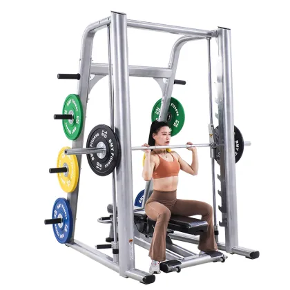 Commercial Flat Oval Tube Strength Training Smith Machine