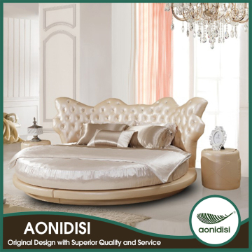 New Designed Luxury Round Bed On Sale