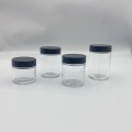 3OZ Clear Glass Storage Jars with Childproof Cap