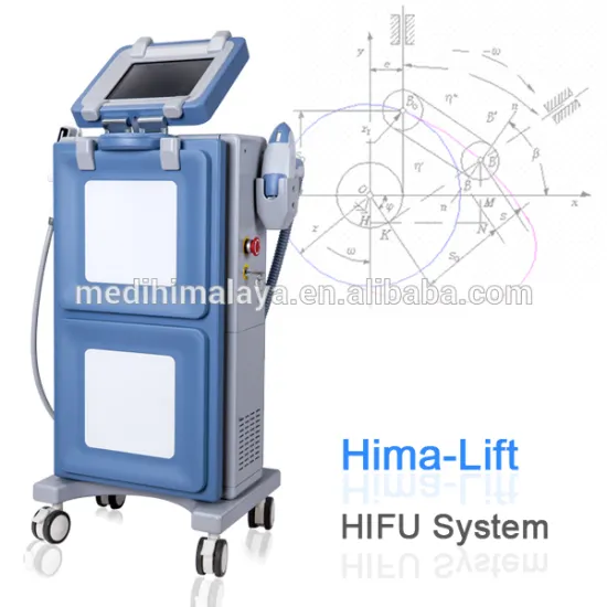 Vertical Hifu and cooling handle for face lifting hifu beauty machine