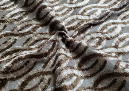 Polyester Upholstery Jacquard Fabric for Sofa Cushion