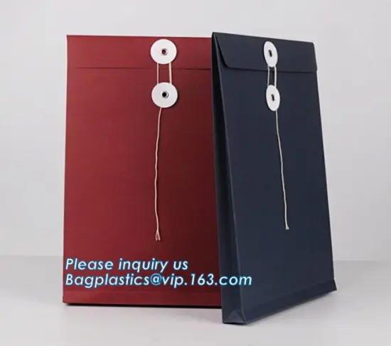Blank paper packaging envelopes kraft string tie envelope, kraft envelope string and button envelopes, slap-up retro recyclable