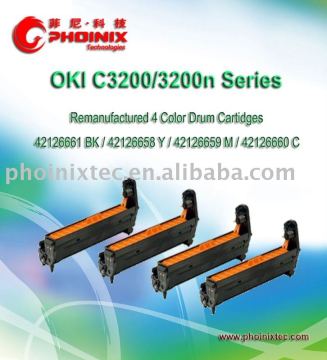 Remanufactured Drum Cartridge for OKI-C3200 C3200n 42126658
