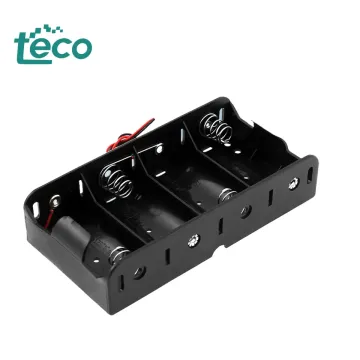 Boîte de support de batterie ABS 4D avec fil de plomb pour l'électronique domestique