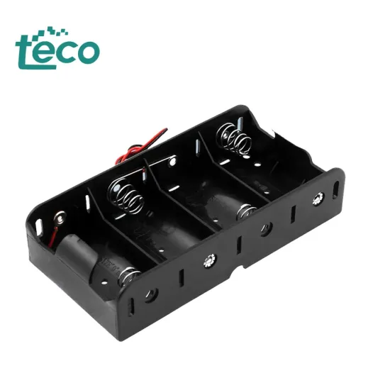 ABS 4D Battery Bracket Box with Lead Wire for Household Electronics