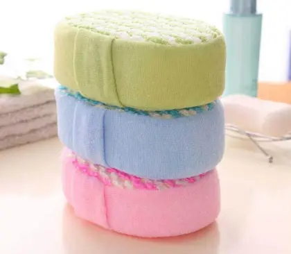 Sponge cleaning bath ball