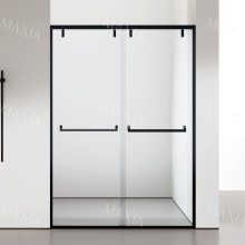 Раздвижный экран для душа с открытыми зажимами