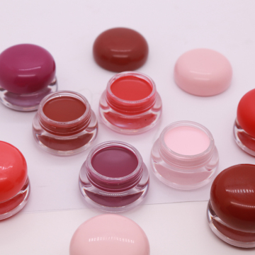 OEM Wholesale Lip and Cheek Blurry Pudding Pot Mousse Tinted Cream Lipstick for Private Label