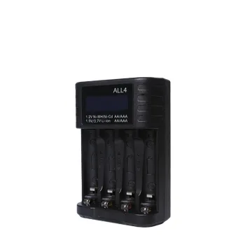 Smart LCD Screen Type-C Battery Charger for Ni-MH and Li-ion Batteries