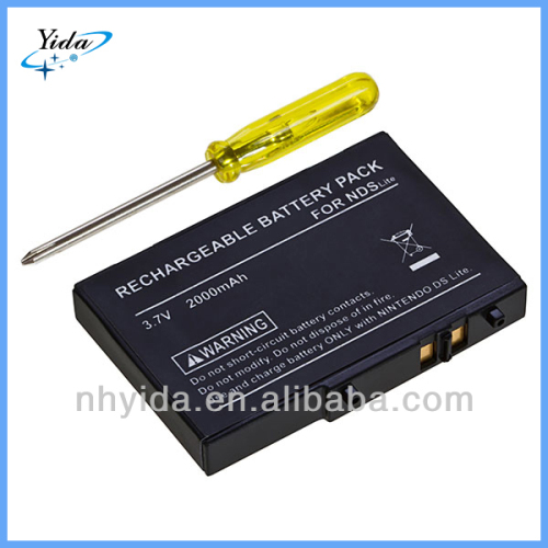 New Rechargeable Battery+Tool for Nintendo DS LITE