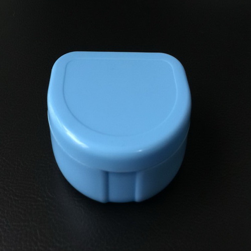 Promotional Flat Blue Color Denture Box_2