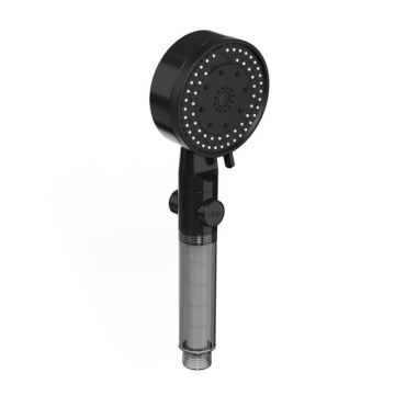 10 Modes High-Pressure Filtered Shower Head: Portable and One-Key Stop Water Shower Nozzle for Bathroom