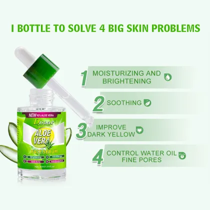 Disaar Beauty Skincare 92% Aloe Vera Face Serum - Moisturizing, Whitening, Anti-Wrinkle