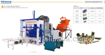 QTY4-20 Semi-automatic Conctrete Brick Machine