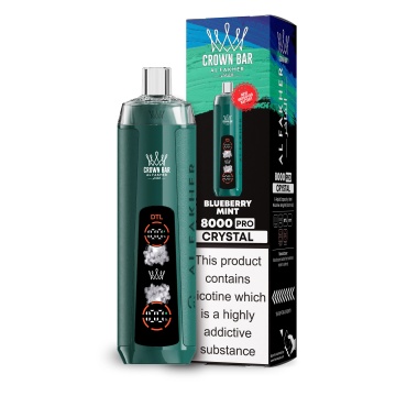 DISPOSABLE VAPE ALFAKHER CROWN BAR CRYSTAL 8000PUFFS