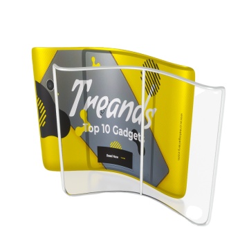 10'x8' Trade Show Back Wall: Customizable Curved Tension Fabric Display Backdrop Banner