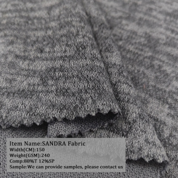 Polyester Knitted Warm Winter Fabric Garments