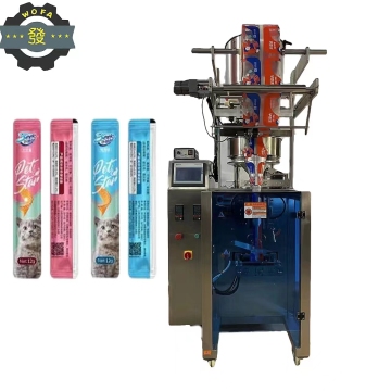 Automatic Liquid Pet Cat Strip Wet Snack Bag Packing Machine