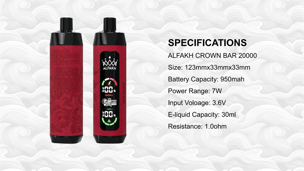 ALFAKH CROWN BAR 20k puffs07 ALFAKH CROWN BAR 20k puffs07