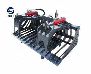 Hydraulic Rake Grapple Bucket for Skid Steer Loader: Enhancing Efficiency in Material Handling