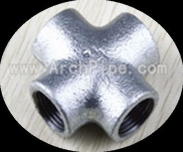 Malleable Iron Cast Pipe Jonit Equal Cross