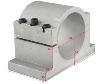 Fixed Spindle Carving Machine 80mm Motor Bracket