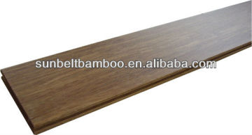 Carbonized strand woven bamboo flooring