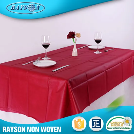 China Factory Table Cloth Polypropylene Spunbonded Nonwoven