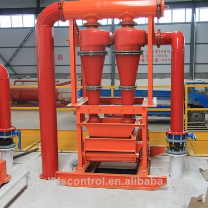 concrete drilling equipment slurry mud separation cyclone desander