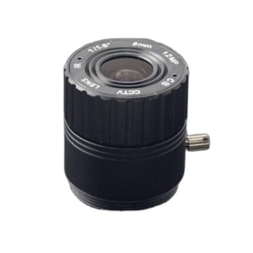 FS0818F12MP：12MP CSマウントCCTVレンズ-8mm、1/1.7 \ "形式