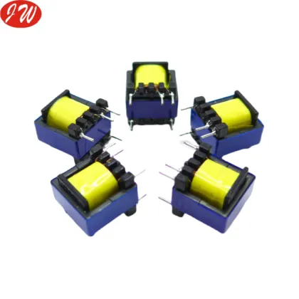 ferrite core transformer EE13 blue-yellow transformer