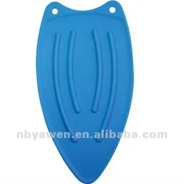 blue silicone pot holder