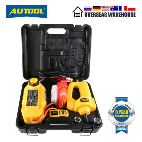 Autool Hydraulic Jack 12v Electricial Lifting Jacks Set With Electric