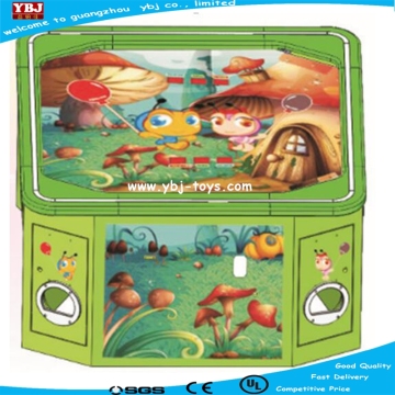 2015 new mushroom style 4p mini air hockey with gumballs version ticket redemption