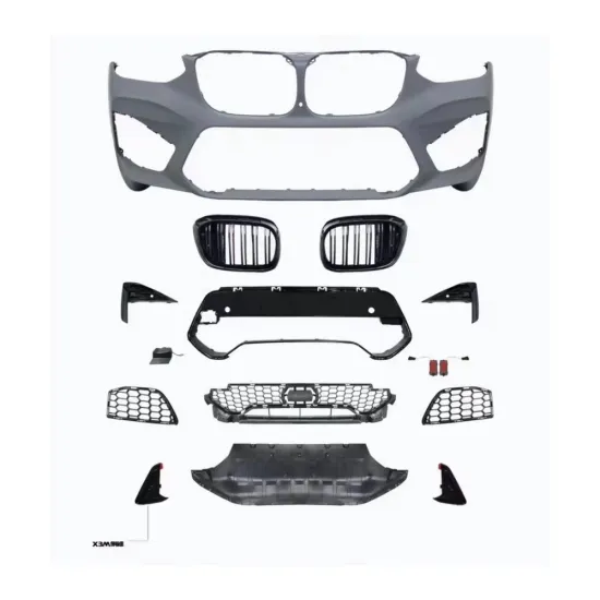 BMW X4 G02 2018-2022 Body Kit - Front and Rear Bumper Assembly with Grille and Rear Diffuser