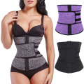 Latex Fitness Sweat Zip Corset Waist Traister