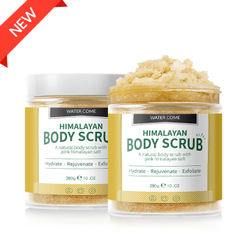 Label Pribadi Organik Pemutih Eksfoliasi Mawar Body Scrub