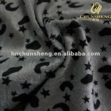 short soft velvet printed for sofa,toy,bag,shoe,bedding