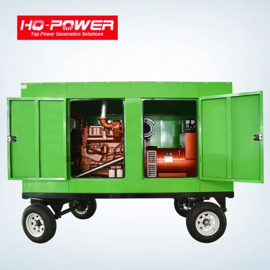 Chinese factory water cooled 400kva mobile trailer diesel generator price