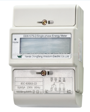 RS485 MODBUS DDS1079-D single phase din rail energy meter