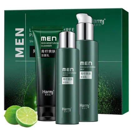 face oil control anti acne men skin care set
