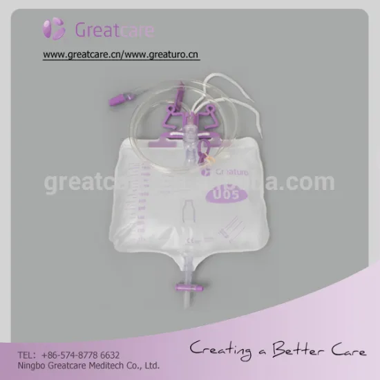 Disposable plastic adult Urine Bag 2000ml Luxury