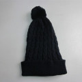 Cable Knitting Long Beanie